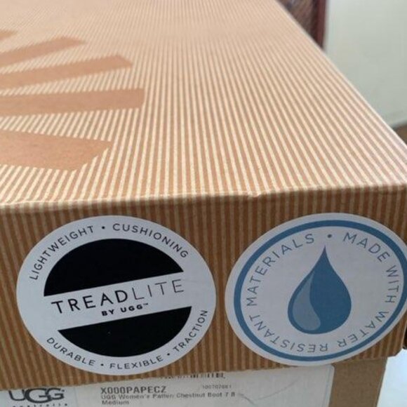 New UGG Women' Classic PATTEN boots CHESTNUT 1006011 SHEEPSKIN SIZE 7b medium - Picture 7 of 11